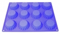 forma na košíčky silikónová 28,5x21cm BLUE