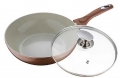 BLAUM wok + veko 28x8cm/3L keramický vnútorný povrch