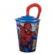 SPIDERMAN detský pohár s viečkom 450ml plastový